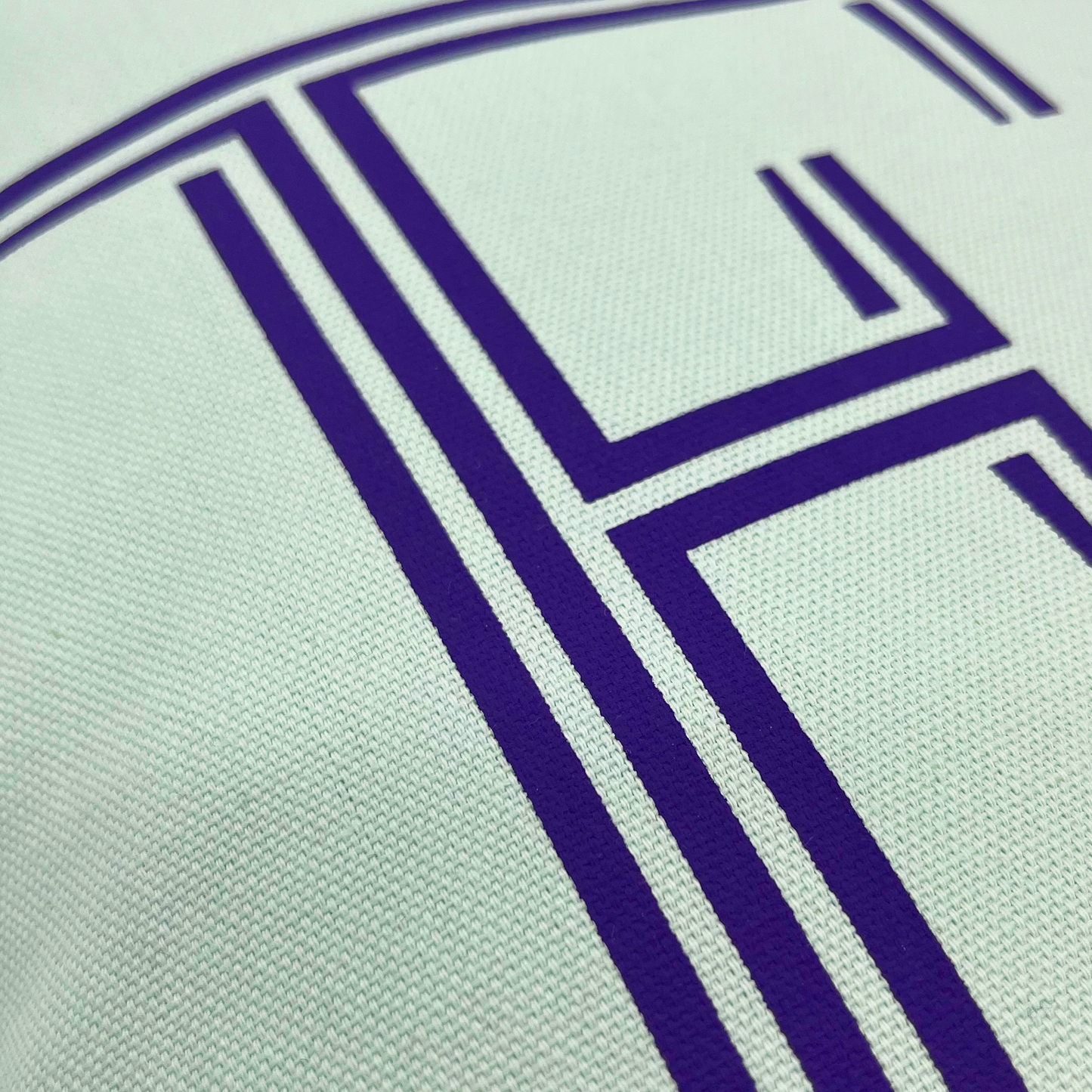 Kissen F mint/lila