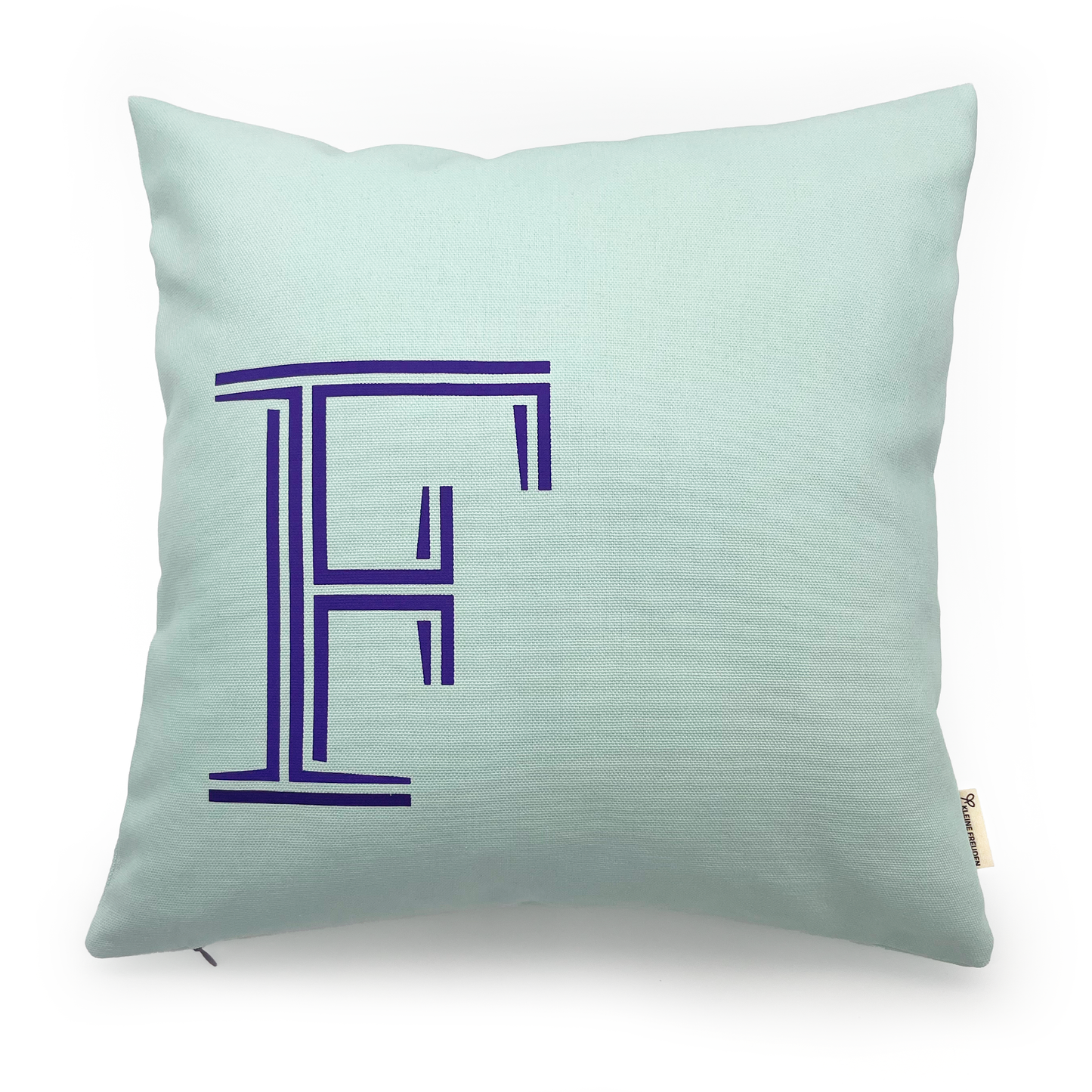 Kissen F mint/lila